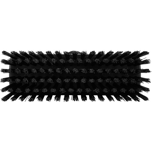 Compact Wall/Deck Broom, Stiff Bristles, 8-9/10", Polyester/Polypropylene, Black Distribution Élite MP