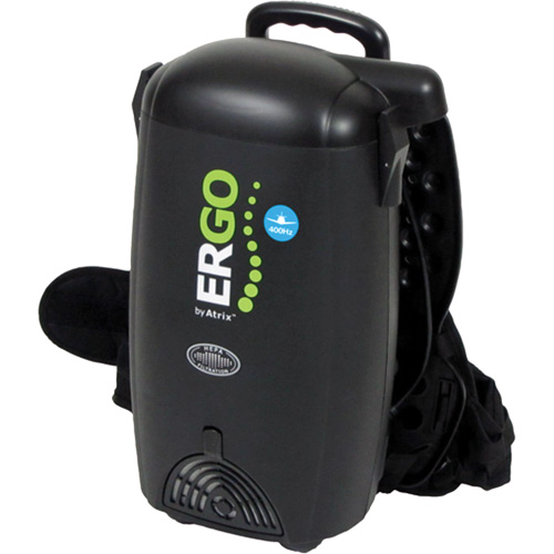 Aspirateur HEPA de style sac-&agrave;-dos ERGO pour aviation Distribution Élite MP