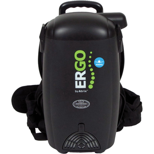 Aspirateur HEPA de style sac-&agrave;-dos ERGO pour aviation Distribution Élite MP