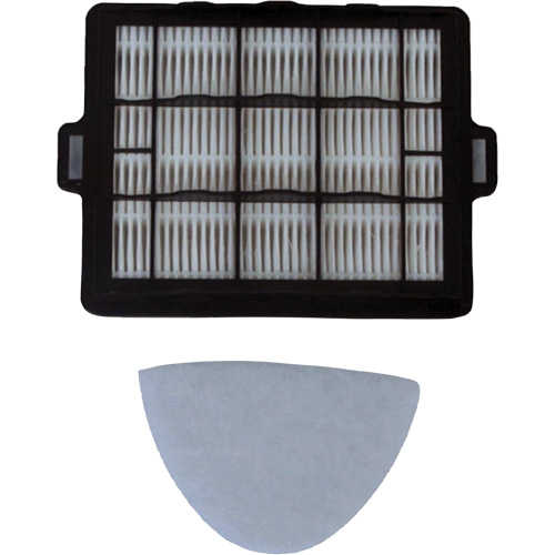 Ensemble de pr&eacute;filtre HEPA pour moteur et filtre d'&eacute;chappement en mousse pour aspirateur sac-&agrave;-dos Ergo et Ergo Pro Distribution Élite MP