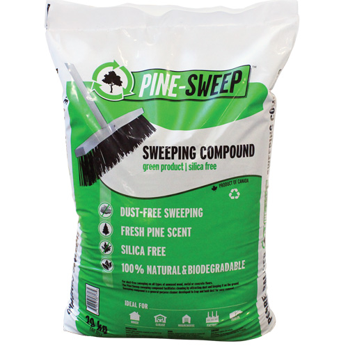 Pine Sweep Biodegradable Sweeping Compound, Bag, 44 lbs. (20 kg) Distribution Élite MP