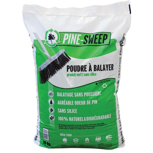 Compos&eacute; de balayage biod&eacute;gradable Pine Sweep, Sac, 22 lb (10 kg) Distribution Élite MP