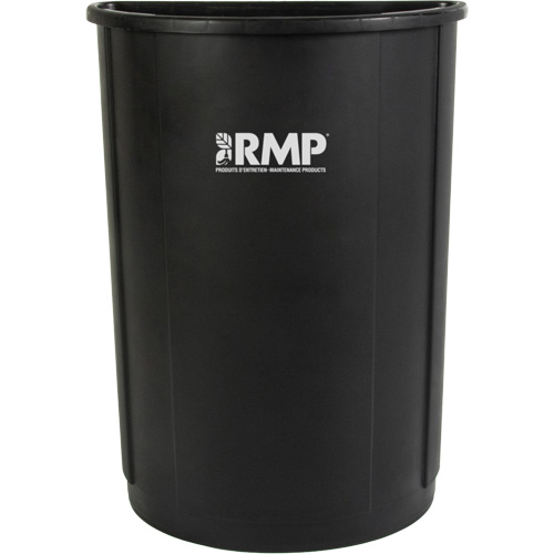 Poubelle demi-ronde, Poly&eacute;thyl&egrave;ne, 21 gal. US Distribution Élite MP