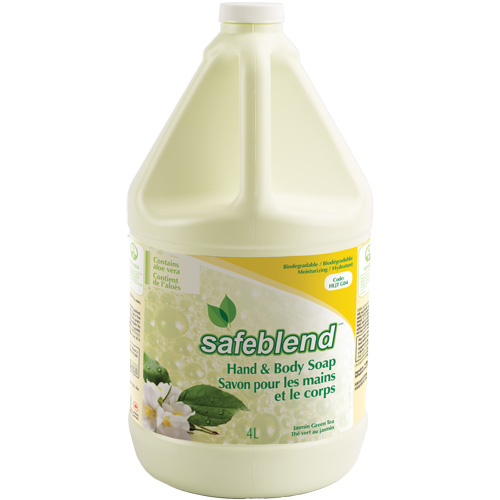 Savon pour les mains et le corps au th&eacute; vert et jasmin, Liquide, 4 L, Parfum&eacute; Distribution Élite MP