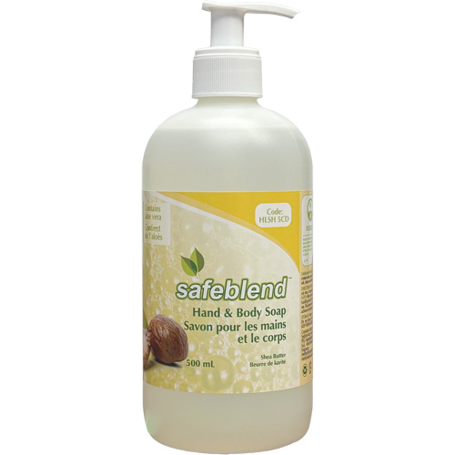 Shea Butter Hand & Body Soap, Liquid, 500 ml, Scented Distribution Élite MP
