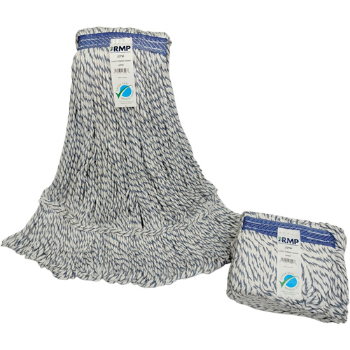 Candy-Striped Mop Head, Floor Finishing, Synthetic, Loop Style Distribution Élite MP