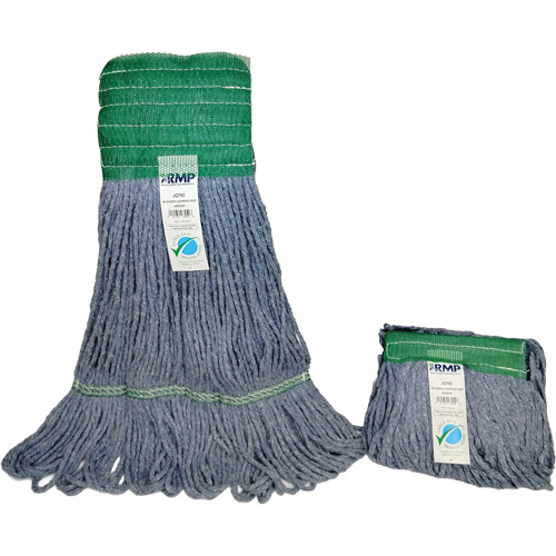 T&ecirc;te de vadrouille &agrave; bande large, Antimicrobien/Finition de plancher/Sp&eacute;cialis&eacute;, Coton/Rayonne/Synth&eacute;tique, Style Boucle Distribution Élite MP