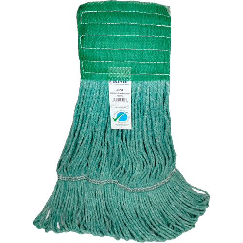 Wide-Band Mop Head, Antimicrobial/Floor Finishing/Specialty, Cotton/Rayon/Synthetic, Loop Style Distribution Élite MP