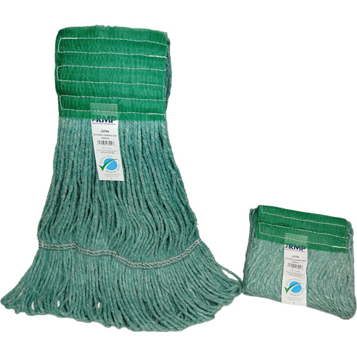 Wide-Band Mop Head, Antimicrobial/Floor Finishing/Specialty, Cotton/Rayon/Synthetic, Loop Style Distribution Élite MP