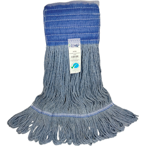 T&ecirc;te de vadrouille &agrave; bande large, Antimicrobien/Finition de plancher/Sp&eacute;cialis&eacute;, Coton/Rayonne/Synth&eacute;tique, Style Boucle Distribution Élite MP