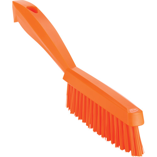 Brosse &agrave; main &eacute;troite &agrave; manche court, Soies Tr&egrave;s ferme, Longueur de 11-4/5", Orange Distribution Élite MP