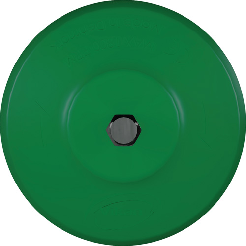 Brosse ronde HyDrive pour perceuse, Soies Tr&egrave;s ferme, Longueur de 3-1/10", Vert Distribution Élite MP