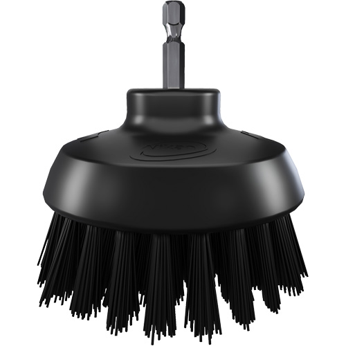 Brosse ronde HyDrive pour perceuse, Soies Tr&egrave;s ferme, Longueur de 3-1/10", Noir Distribution Élite MP