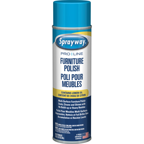 Polissage pour mobilier Pro Line avec huile de citron, 19 oz., Canette a&eacute;rosol Distribution Élite MP