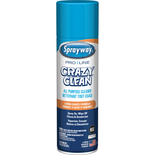 Nettoyant tout usage Pro Line Crazy Clean, 19 oz., Canette a&eacute;rosol Distribution Élite MP