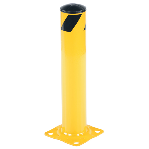 Safety Bollard, Steel, 24" H x 4.5" W, Yellow Distribution Élite MP