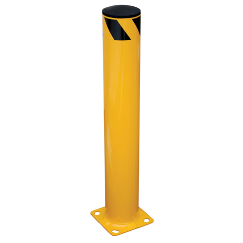 Safety Bollard, Steel, 36" H x 5.5" W, Yellow Distribution Élite MP
