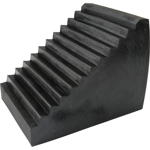 Cale de roue, 9-1/2" x 6-1/2" x 7-1/2", Noir Distribution Élite MP