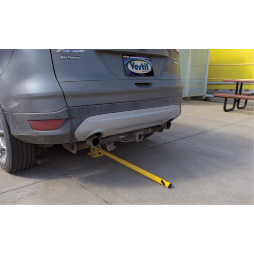 Fold-Down Bollards, Steel, 42" H x 1-3/4" W, Yellow Distribution Élite MP