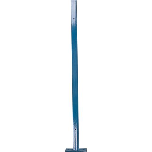 Poteau universel, 4,125' h x 2" la, Bleu Distribution Élite MP