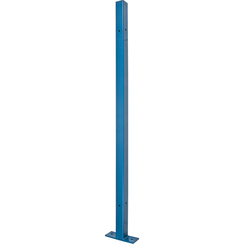 Poteau universel, 4,125' h x 2" la, Bleu Distribution Élite MP