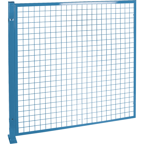 Perimeter Guards - Mesh Style, 4' H x 4' W, Blue Distribution Élite MP