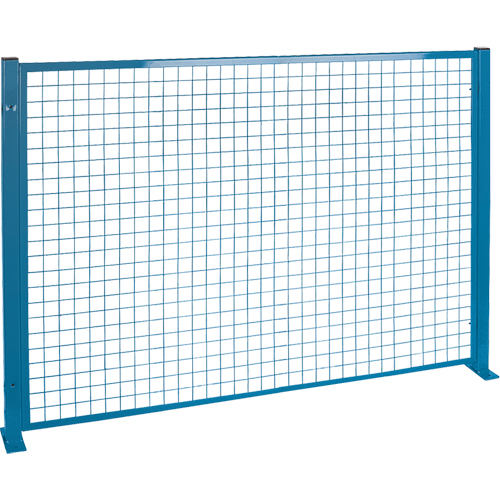 Perimeter Guards - Mesh Style, 4' H x 8' W, Blue Distribution Élite MP