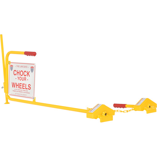 Single Rail Chock With Flag Rail Combo Distribution Élite MP