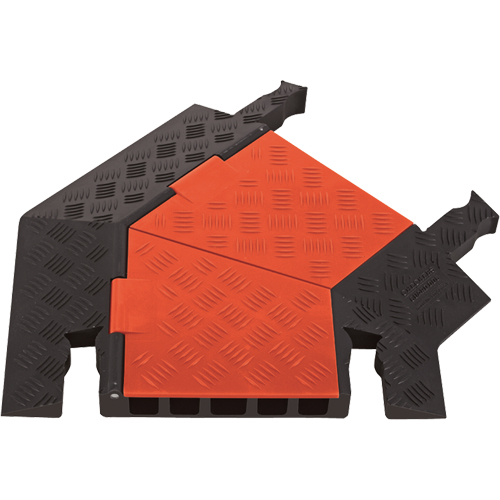 Protecteur de c&acirc;ble pour usage g&eacute;n&eacute;ral &agrave; 5 canaux Guard Dog, virage &agrave; droite Distribution Élite MP