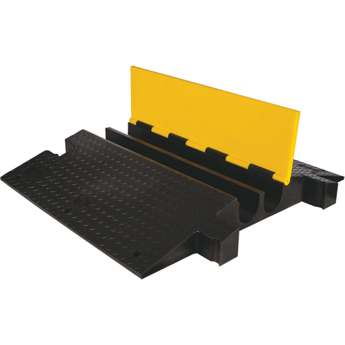Yellow Jacket&reg; Extreme Crossover Cable Protector, 2 Channels, 35.75" L x 42.125" W x 5.125" H Distribution Élite MP