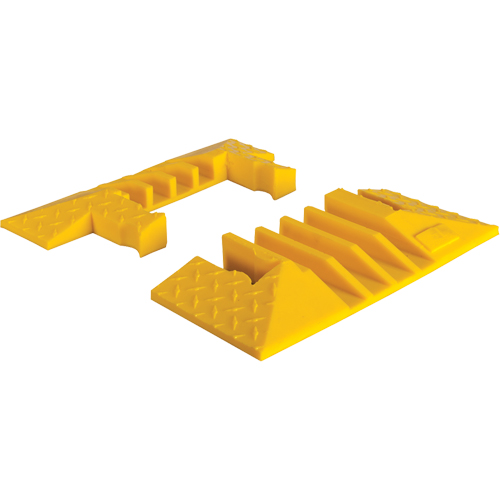 Yellow Jacket&reg; 4-Channel Heavy Duty Cable Protector - End Caps Distribution Élite MP