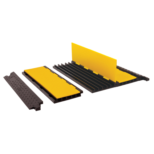 Ensemble de protection de c&acirc;bles Yellow Jacket, 5 canaux, 36" lo x 19,75" la x 2" h Distribution Élite MP