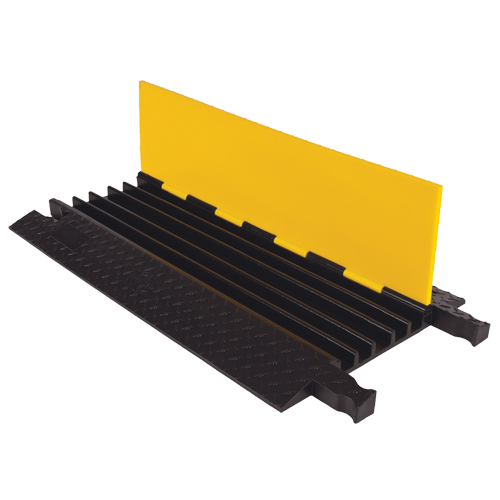 Protecteur de c&acirc;ble robuste Yellow Jacket, 5 canaux, 36" lo x 19,75" la x 1,875" h Distribution Élite MP