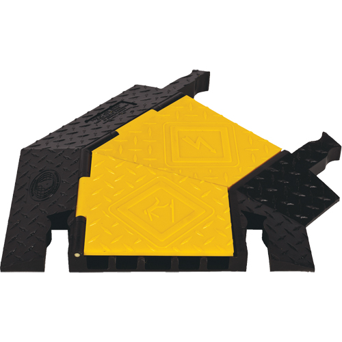 Yellow Jacket&reg; 5-Channel Heavy Duty Cable Protector - Right Turn Distribution Élite MP