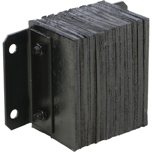 Butoir de quai lamell&eacute;, Horizontal, Caoutchouc, 12" la x 6" p x 10" h Distribution Élite MP