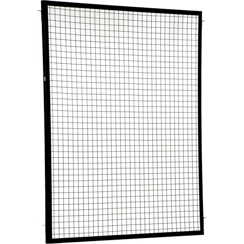 Panneau de protection p&eacute;rim&eacute;trique ajustable, 6' h x 5' la, Noir Distribution Élite MP