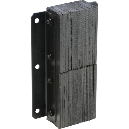 Butoir de quai lamell&eacute;, Vertical, Caoutchouc, 13-1/4" la x 4-1/2" p x 20" h Distribution Élite MP
