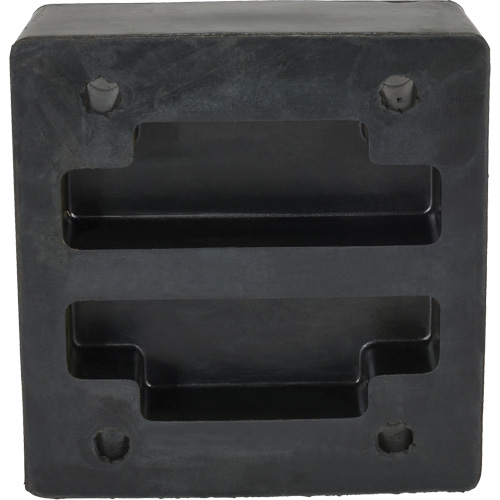 Butoir de quai moul&eacute;, Caoutchouc renforc&eacute;, 12" la x 4" p x 13" h Distribution Élite MP