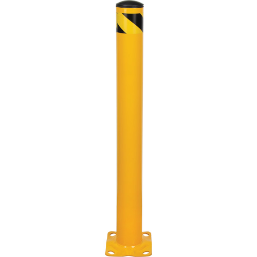Butoir, Acier, 42" h x 4-1/2" la, Jaune Distribution Élite MP