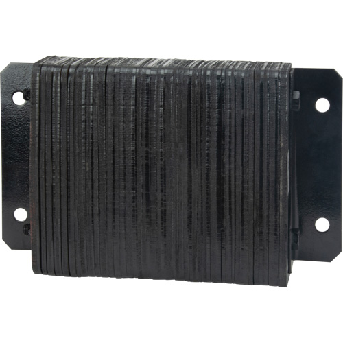 Laminated Dock Bumpers, Horizontal, Rubber, 18" W x 4" D x 12" H Distribution Élite MP