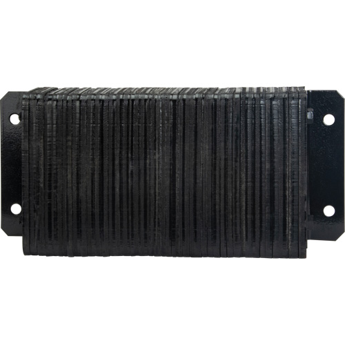 Butoirs de quai lamell&eacute;s, Horizontal, Caoutchouc, 24" la x 4" p x 12" h Distribution Élite MP