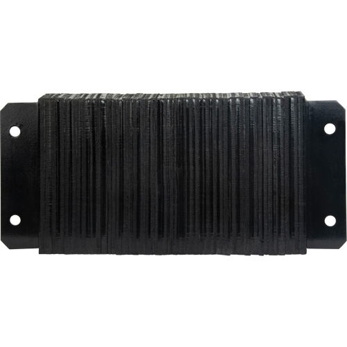 Butoirs de quai lamell&eacute;s, Horizontal, Caoutchouc, 24" la x 4" p x 12" h Distribution Élite MP
