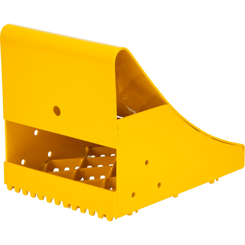 Ice Chocks, Steel, Yellow, 8-1/16" W x 10-5/8" D x 8-13/16" H Distribution Élite MP