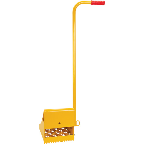 Ice Chock with Ergonomic Handle, Steel, Yellow, 8-1/16" W x 10-5/8" D x 8-13/16" H Distribution Élite MP