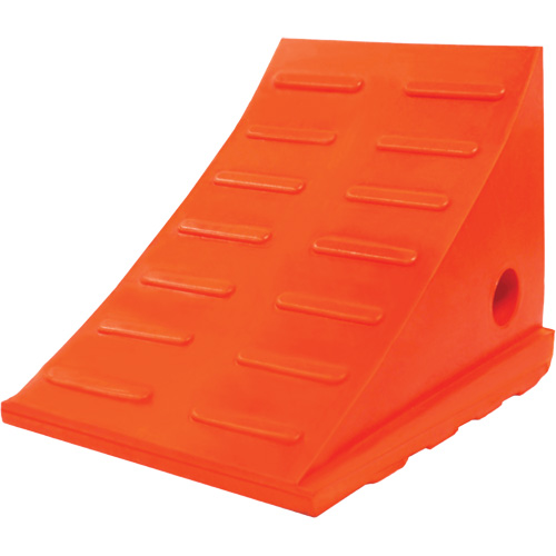 25 Ton General Purpose Wheel Chock, Urethane, Orange Distribution Élite MP