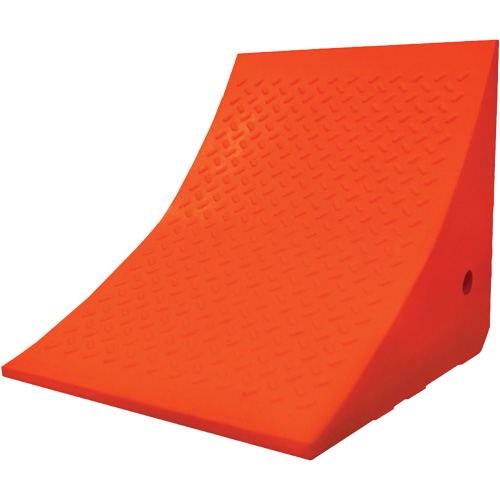 70 Ton Large Equipment Wheel Chock, Urethane, Orange Distribution Élite MP