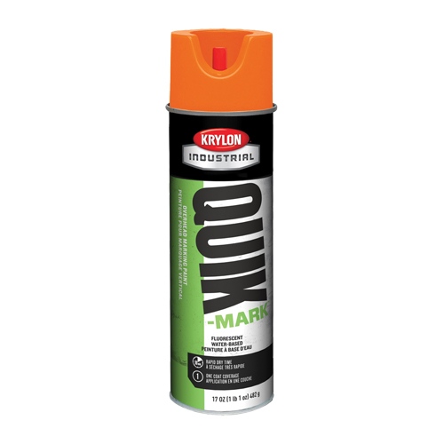 Peinture de marquage industrielle &agrave; base d'eau pour le travail en hauteur Quik-Mark, 17 oz, Canette a&eacute;rosol Distribution Élite MP