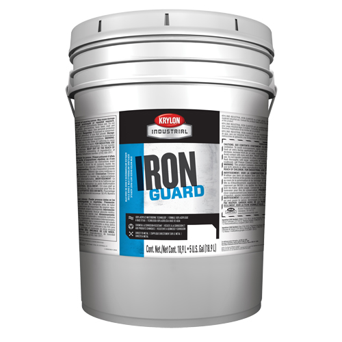 Industrial Iron Guard&reg; Water-Based Enamel, 5 gal., Pail, White Distribution Élite MP