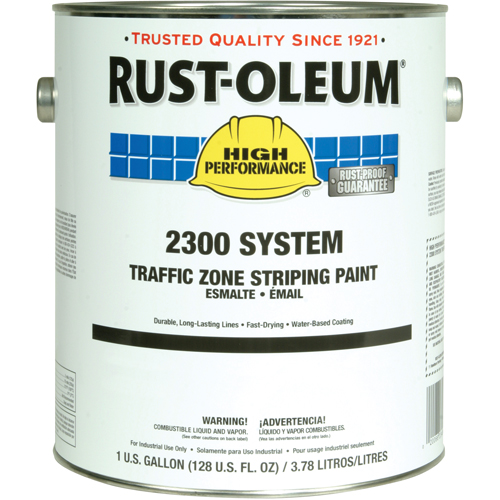 2300 System Traffic Zone Striping Paint, Yellow, Gallon Distribution Élite MP