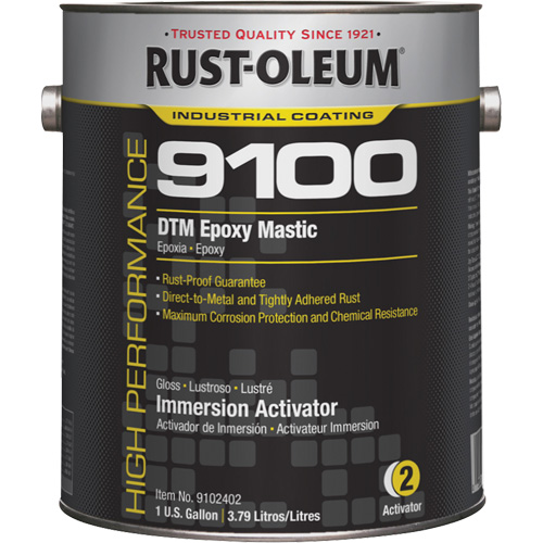 9100 System DTM Epoxy Mastic Standard Activator, Gallon Distribution Élite MP